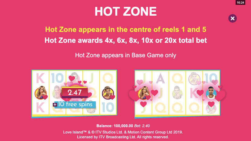 Love Island Hot Zone