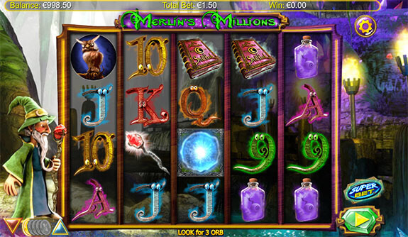Merlin’s Millions Slot 1