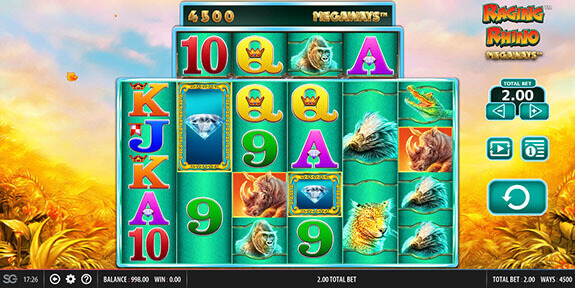 Raging Rhino Megaways Slot