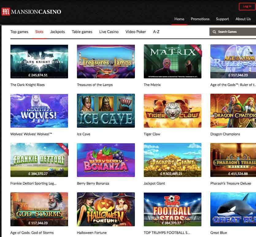 Mansion Casino Slots