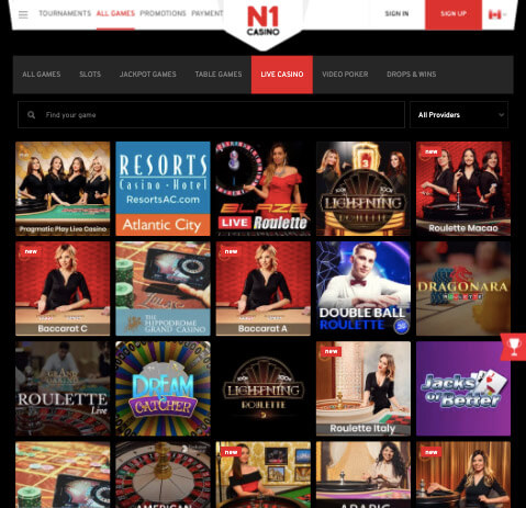 N1 Live Casino