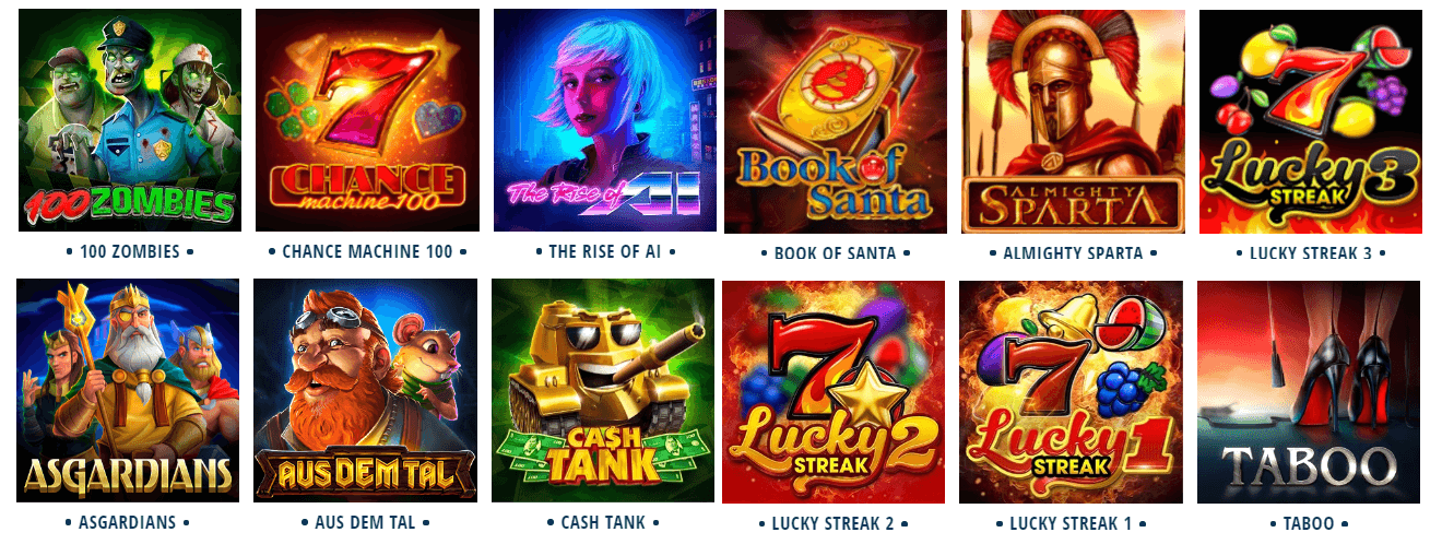 Popular Slot Games by Endorphina
