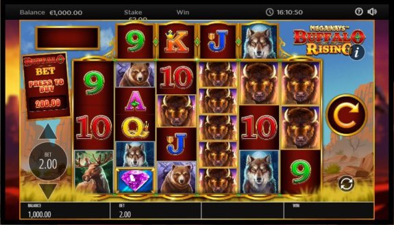 Buffalo Rising Megaways 1 e1549496677575