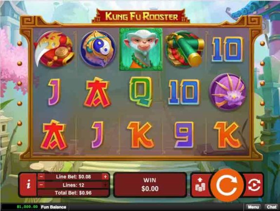 Kung Fu Rooster Slot e1534255148267