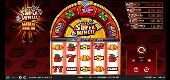 Quick Hit Super Reel Wild Red 1 e1549911564197