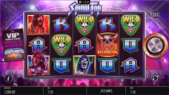 Spinal Tap Slot