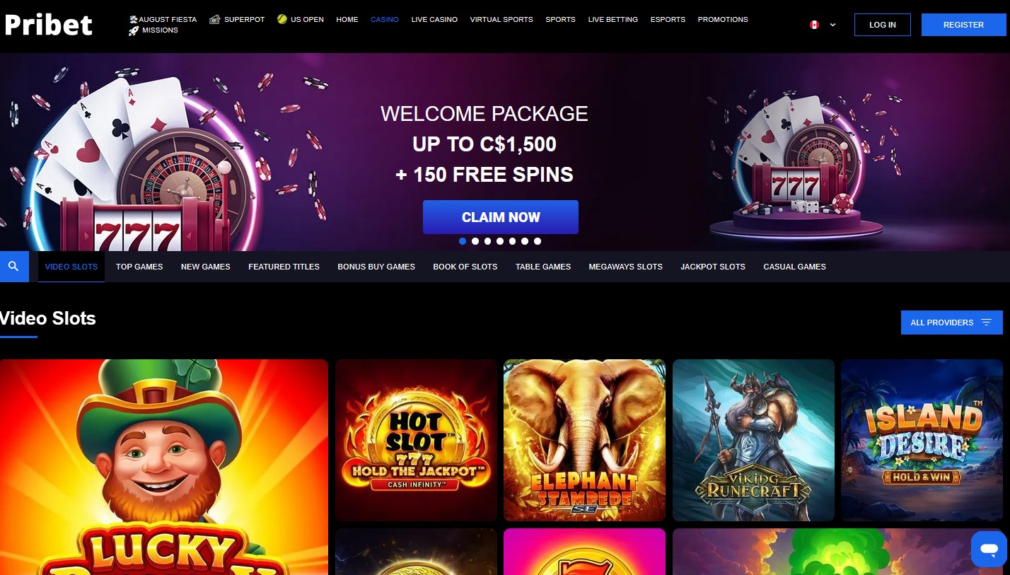 Pribet Casino Review Casino Section CA